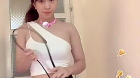 Miu Ngoan With Smooth White Skin And Big Features