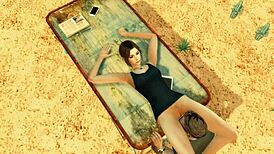 Rough missionary sex in tomb raider cosplay