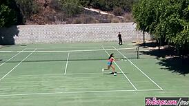 Twistys - Seth Gamble Adriana Chechik Starring At Match Point 😏