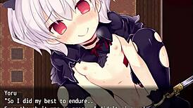 night tail bondage sex with toys in hentai game