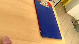 A dirty oral session for a lusty homosexual hunk in bareback action