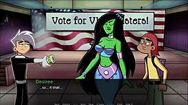 Danny Phantom Amity Park, gimme that green handjob, oops meant to say hot!