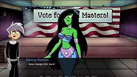 Danny Phantom Amity Park, gimme that green handjob, oops meant to say hot!