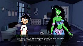 Danny Phantom Amity Park, gimme that green handjob, oops meant to say hot!