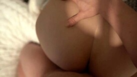 My thick ass pawg stepsister posed as a human fleshlight, and I ripped her clothes to give her a massive creampie in her tight pussy