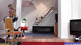 Glam Eurobabe Assfucked In Classy Threeway!