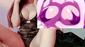 invoking busty succubus brings stepmother in lingerie