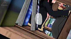 Netorare akiba features oral masturbation, blowjob fingering, and creampie in anime hentai