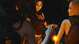 Blonde milf sucks pussy and fucks in bully lover game scenes