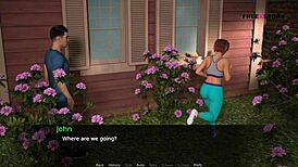 John and audrey are exploring various positions in dusklight manor, from 69 to doggy and cowgirl, with john cumming twice