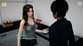 Mature brunette finds love with her bully