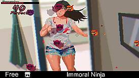 Immoral Ninja Delivers Wild Oral Action