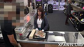 Daring Woman Engages In Rough Sex In The Shop