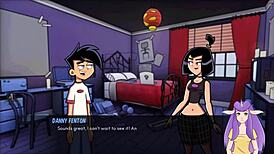 in danny phantom amity park redux part 17, things get steamy with goth milf