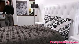 Hey, check this classy milf getting cumsprayed after riding dick hard!