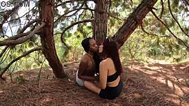 Why did our outdoor exercise turn into a threesome with dirty talk and humiliation?