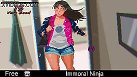 Immoral Ninja Delivers Wild Oral Action