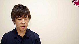 japanese gay boy kazuya in casual scene