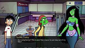 Danny Phantom Amity Park, gimme that green handjob, oops meant to say hot!