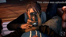 kate garcia cucks david with javier in twd parody blowjob