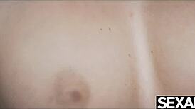 this gorgeous naked couple having wild multi orgasmic sex