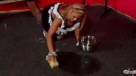 Damn! Mistress Chanta Rose dominates Maxine X with vibrator and feet!