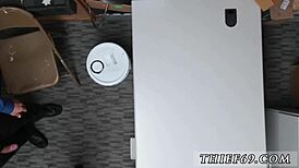 i watch petite teen have first orgasm during attempted theft in police uniform