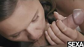 this gorgeous naked couple having wild multi orgasmic sex