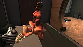 hey, random sex acts with anime cougar milf