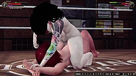 draka ii passionately fights rockie ii naked in 3d