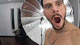 Isa Sampaio Behind The Cameras At Ted's Mansion