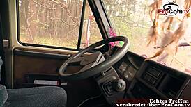 deutsche junge nutte fickt alten mann im auto
