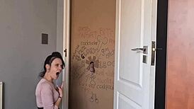 Gloryhole Slut Sucks And Jerks My Dick Deep