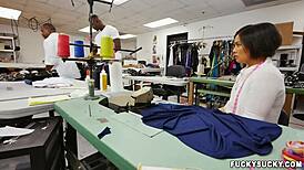 Petite Asian Anal With Big Black Cock