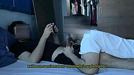 i was so horny i swallowed my bf's cum while he played playstation