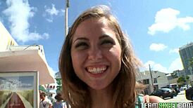 Riley reed gives pov blowjob to big cock