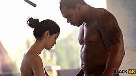 Intense Emotions In Black On White Sex With Teen Madelina Dee And Coach