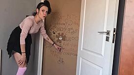 Gloryhole Slut Sucks And Jerks My Dick Deep