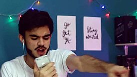 Young Brazilian Twink Stole His Books