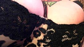 Wife masturbates as a prostitute