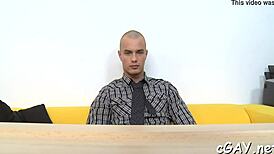 sophisticated gay stud enjoys deep anal poundings in a bareback contest