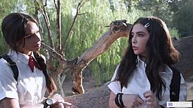 Rektorene forfører den kåte lesben Jane Wilde April Olsen