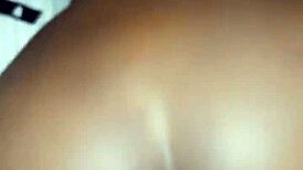 Amateur black female bent over in doggystyle fucking