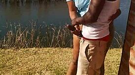 Lil Pudding Bowls in Outdoor Setting