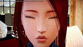 hey, wanna play my new family 479 game with this hot redhead milf's big ass?