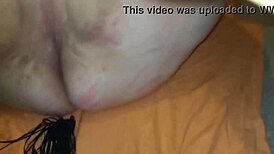 Chubby milf in bdsm gets hardcore fucked at home