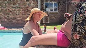 Old fat guy gets his cock sucked by hotel girl in public 😏