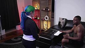 eviction override with a steamy interracial creampie surprise