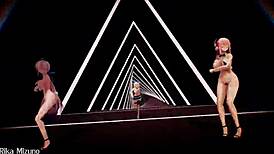 Mmd R18 Adorable Girls Dancing To Luvoratorrrrry