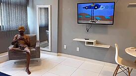 Two Brothers Share Brunette Friend Intimately